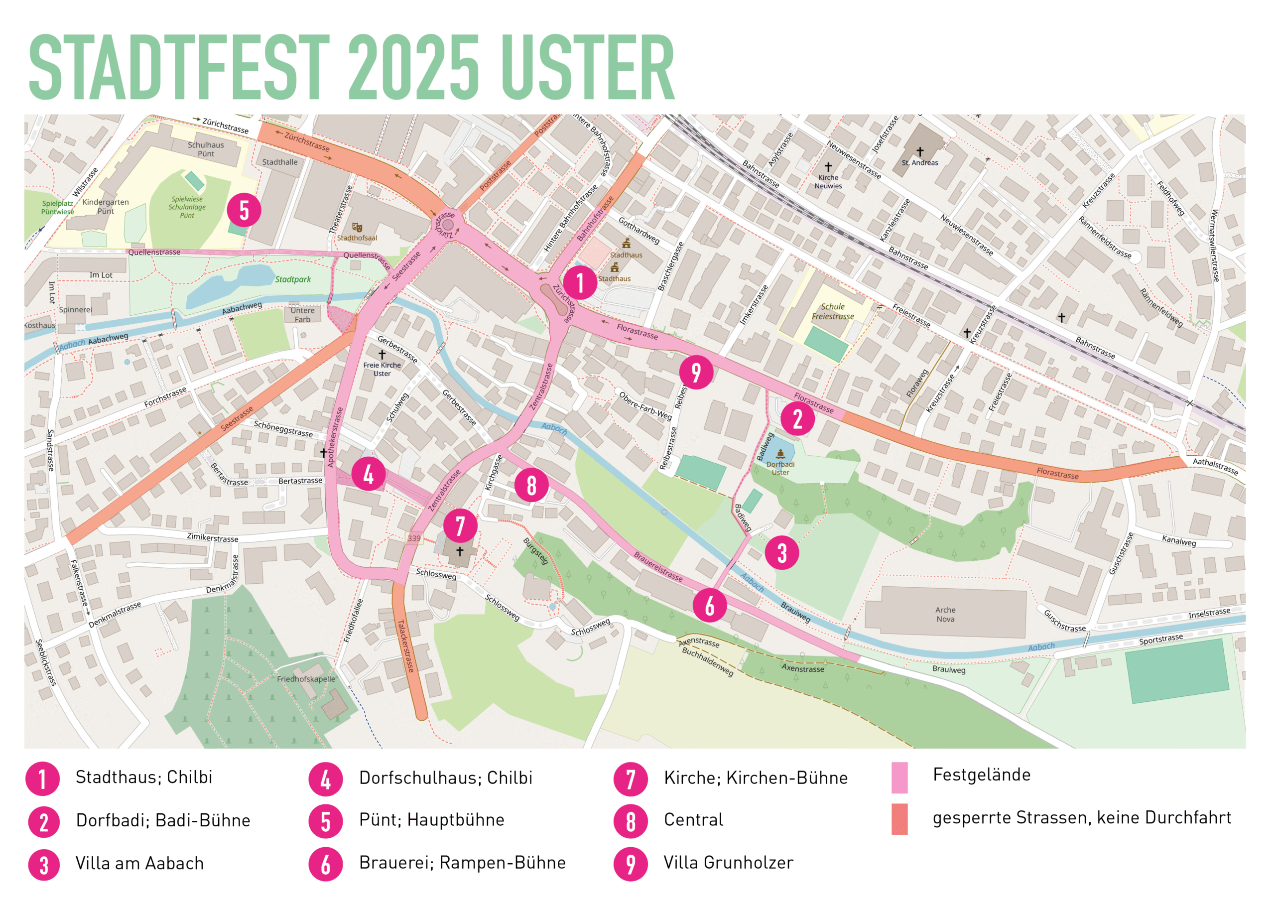 Infos Stadtfest Uster 2025 Infos Stadtfest Uster 2025